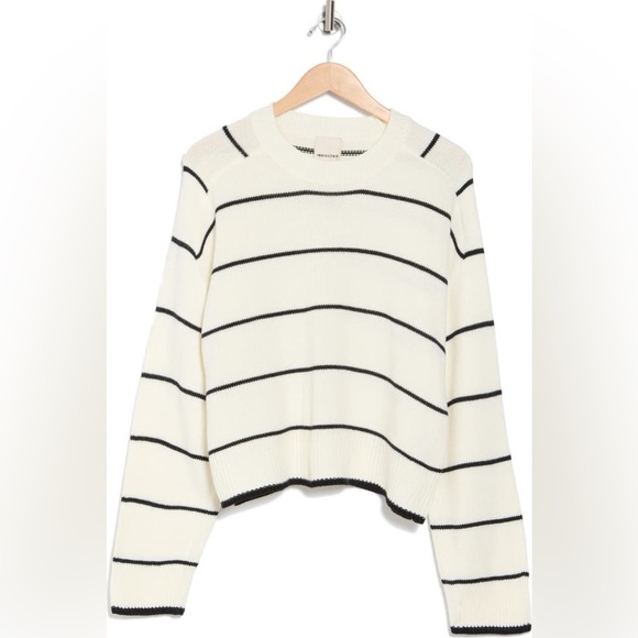 Industry Brand Nordstrom Saddle Striped Crewneck Sweater - Picture 3 of 6